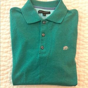Banana Republic Green Polo Shirt Classic Knit Design